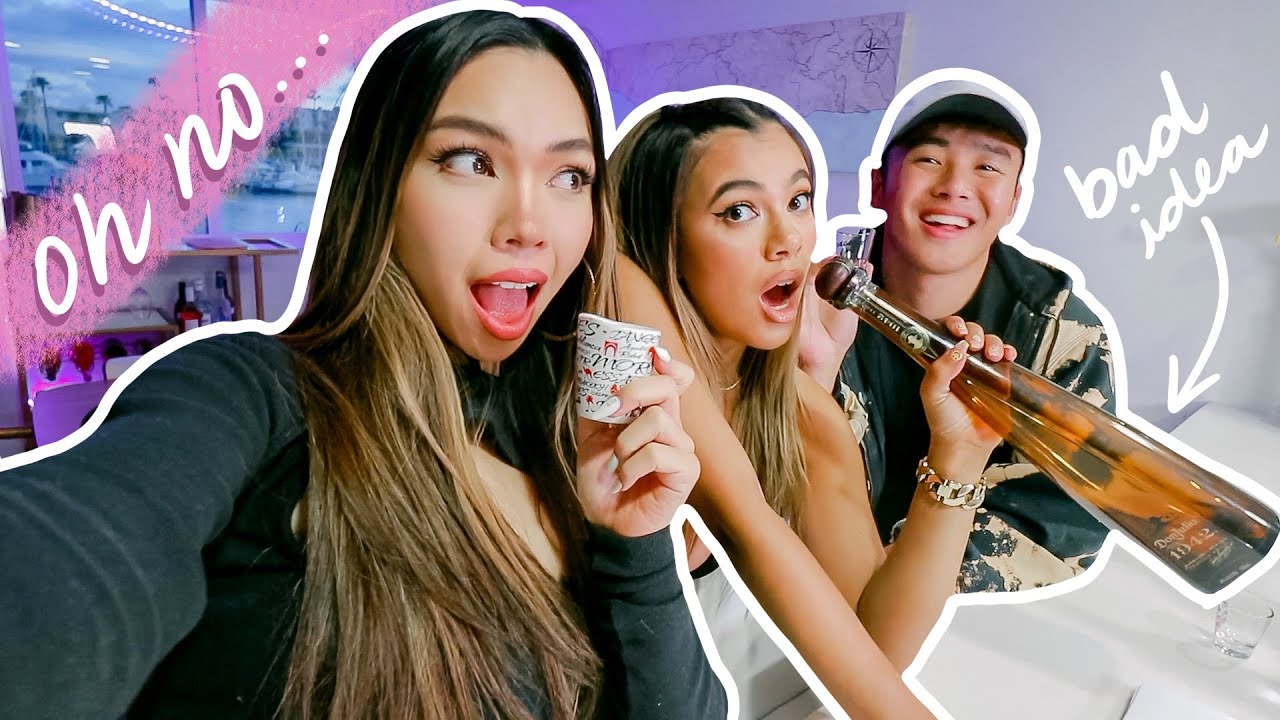Getting tipsy with Friends! We're finally doing truth or drink!