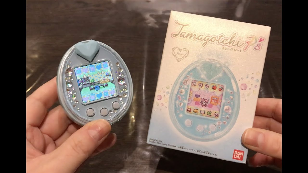 Unboxing the Blue Tamagotchi P's + gameplay