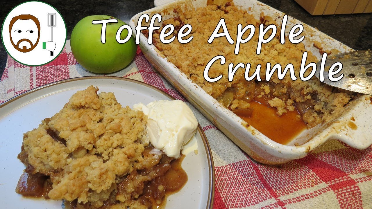 Toffee Apple Crumble | Sweet, rich and delicious