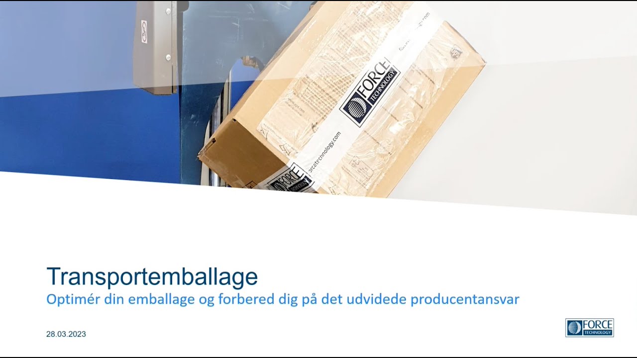 Webinar: Transportemballage og producentansvaret