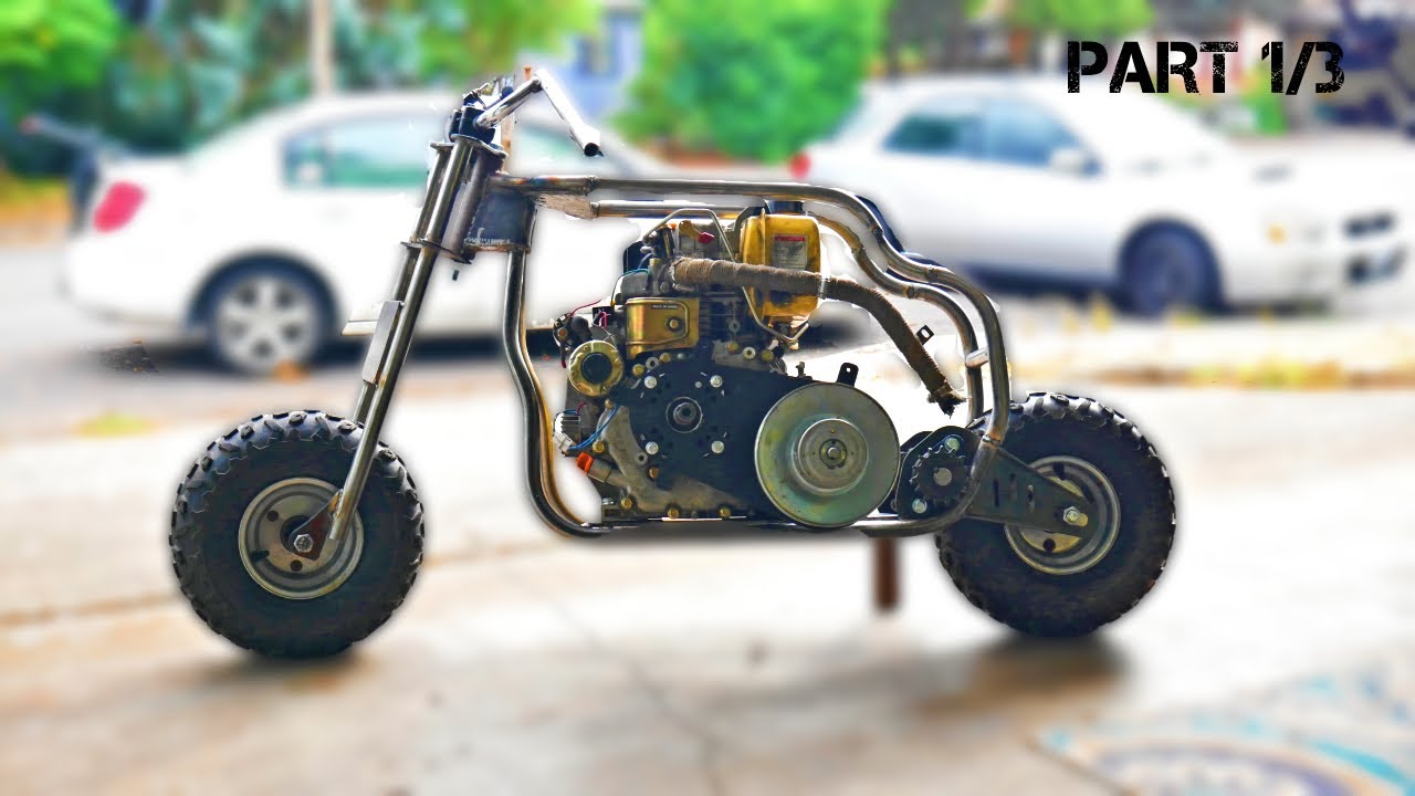 Homemade Diesel Mini Bike Build (part 1/3)