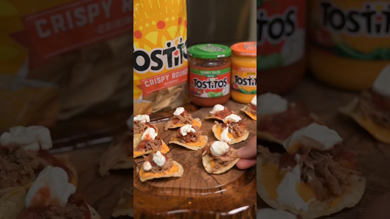 leveling up my game day snacks with this 💯 #Tostitos #Recipe #Recipes #QuickRecipes @BBQFriend