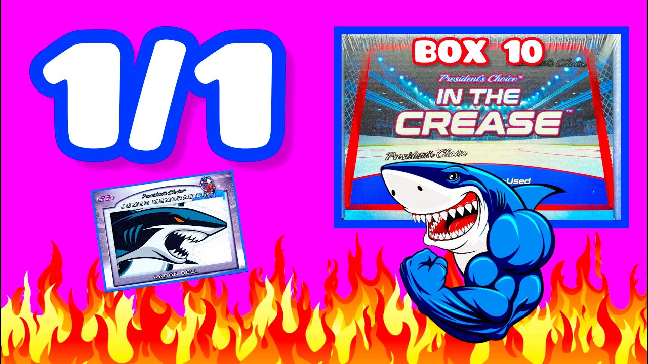 1/1! | 2022 President's Choice In the Crease Hockey Hobby Box Break #10 (2023)