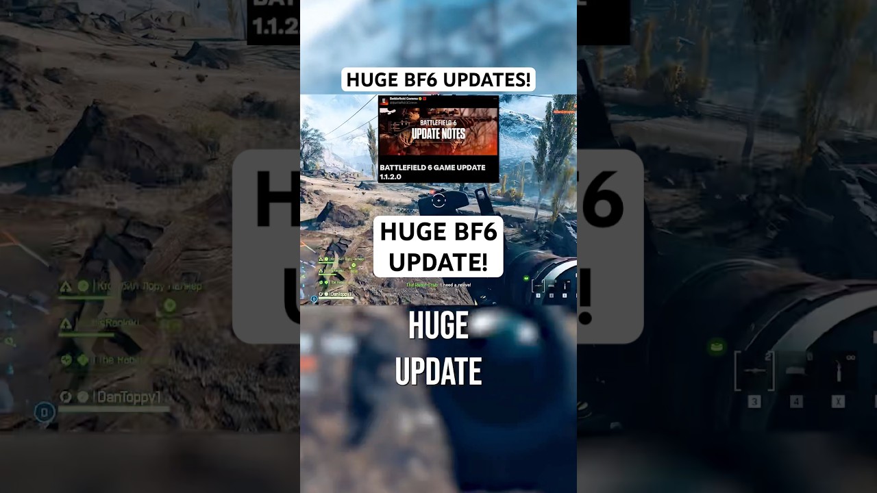 BATTLEFIELD 6: ИСПРАВЛЕНИЕ ОСНОВНЫХ ОШИБОК, НОВАЯ КАРТА, НОВОЕ ОРУЖИЕ И МНОГОЕ ДРУГОЕ! #bf6 #batt...