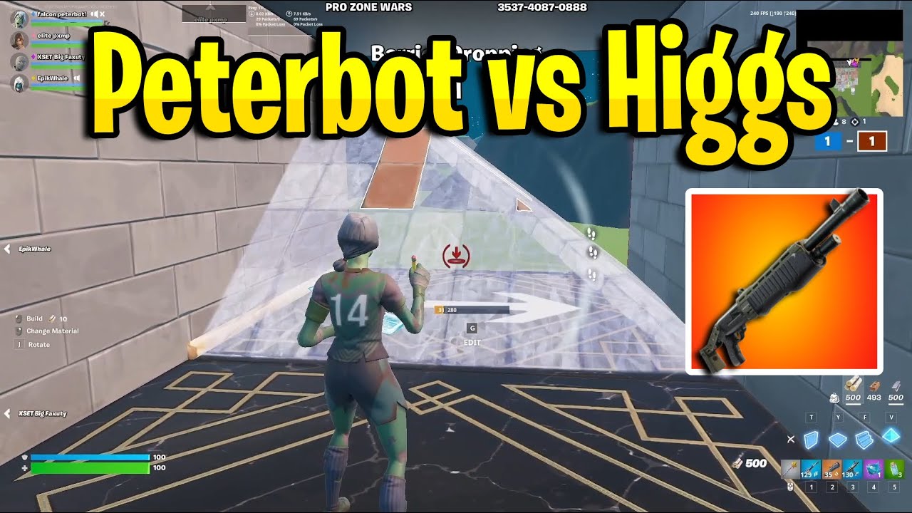 Peterbot vs Higgs & Ajerss in 4v4 Zone Wars