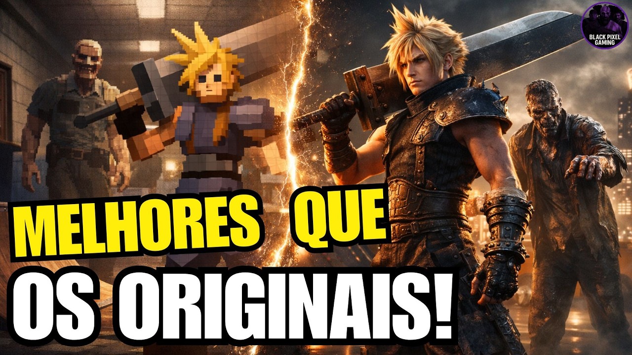 10 Remakes que são MELHORES que os Originais!
