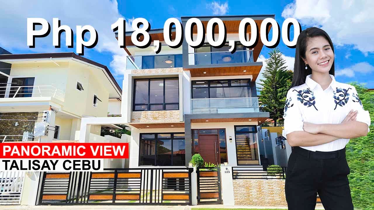 4 Level Overlooking House and Lot for Sale in Cebu | 5 Bedroom | 18Million