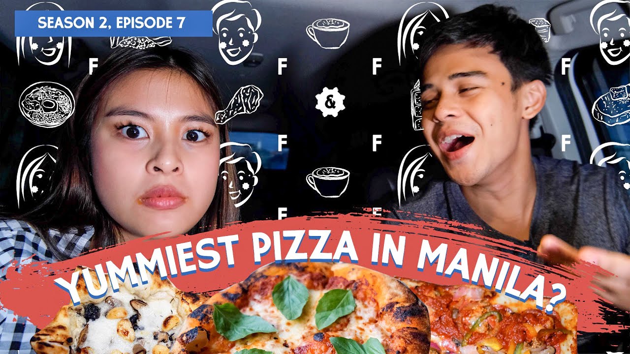 CRAZY GOOD PIZZA in Manila at CROSTA PIZZA! I Front-Seat Foodies | Gabbi Garcia & Khalil Ramos
