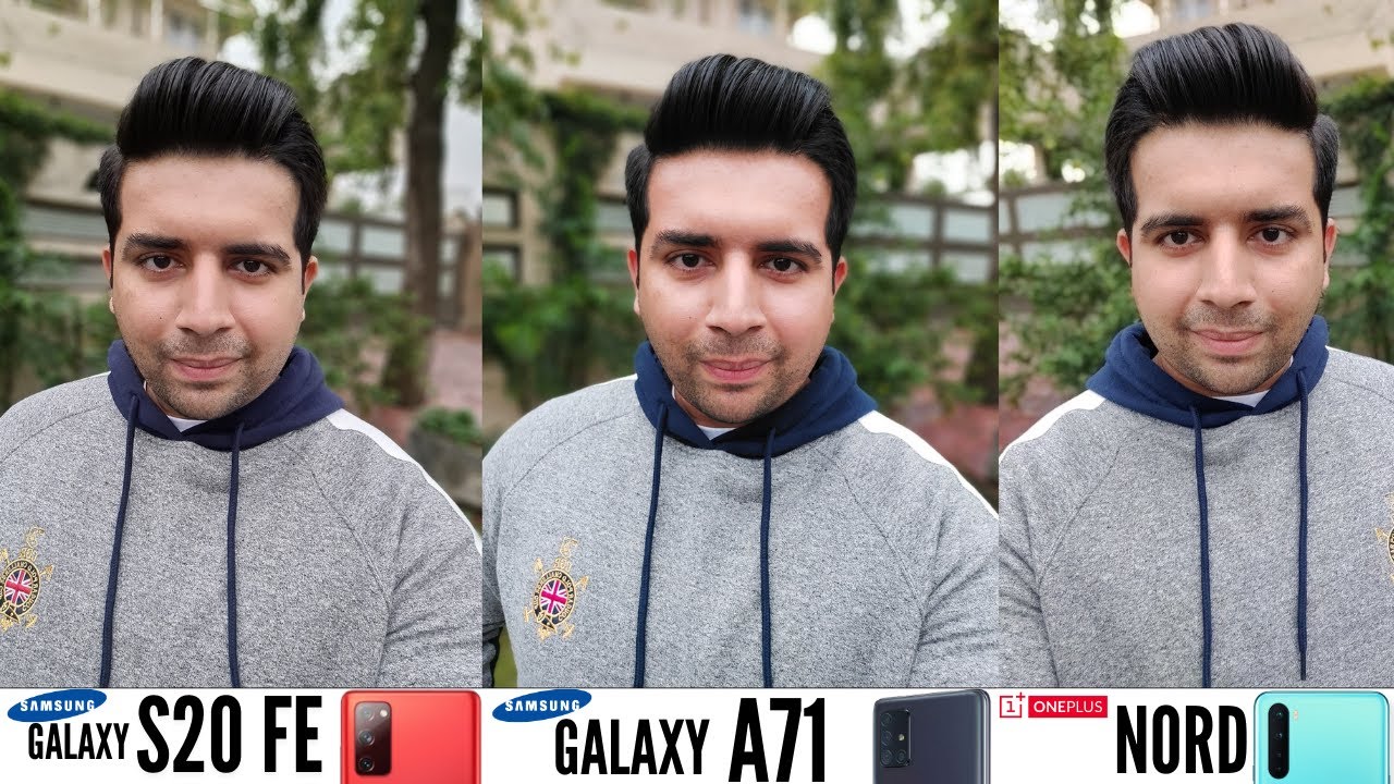 Galaxy S20 FE vs Galaxy A71 vs OnePlus Nord Camera Comparison