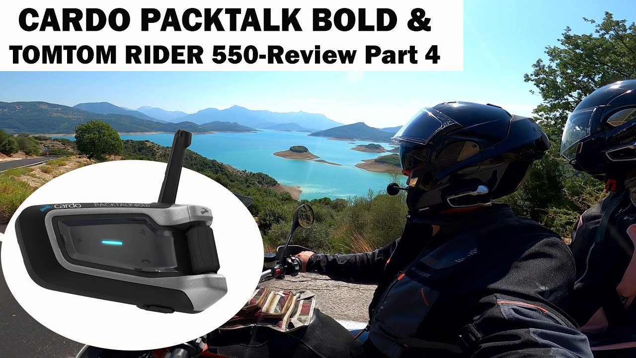 PART 4 - Cardo PACKTALK Bold TEST - Riding to a Greek tavern REVIEW
