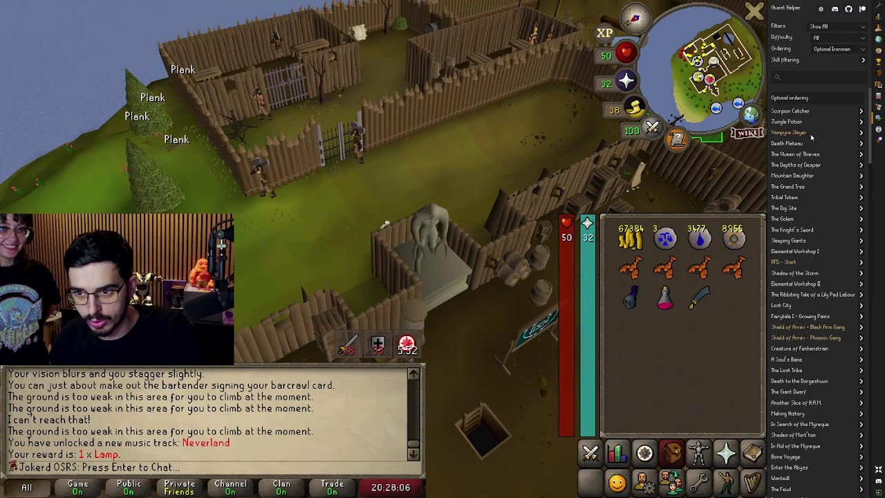 Day 9 OSRS Hardcore Ironman / WoW Player New to this MMO