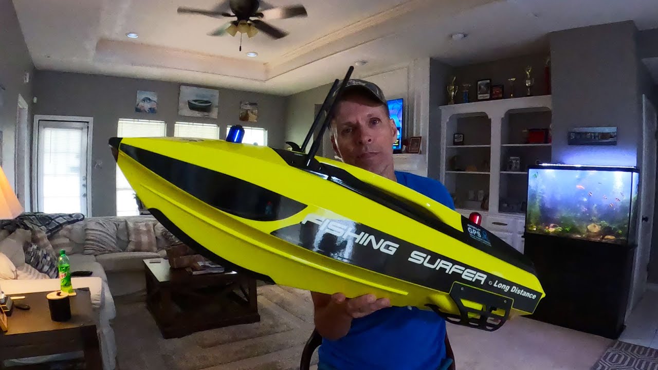 Fishing Surfer RC Surf fishing boat  to catch Pompano