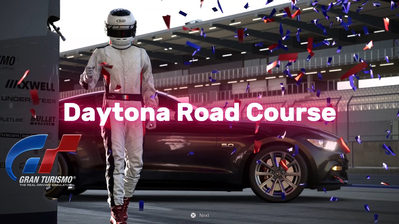 GT7 - Daytona Road Course  - Mustang GT '15 - American Clubman Cup 700 - Gran Turismo