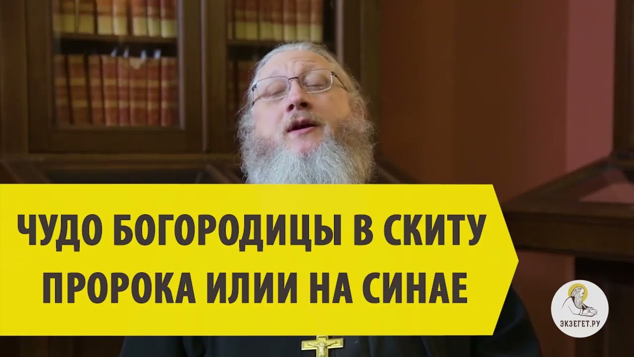 ЧУДО БОГОРОДИЦЫ В СКИТУ ПРОРОКА ИЛИИ НА СИНАЕ. Иеромонах Нектарий (Соколов)