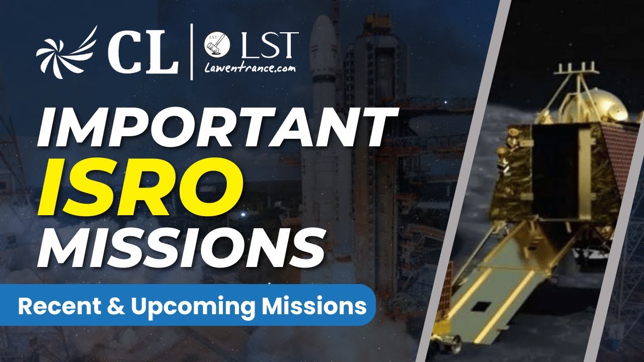 Important ISRO Missions | Indian Space Mission GK Questions | CLAT 2025 GK Preparation