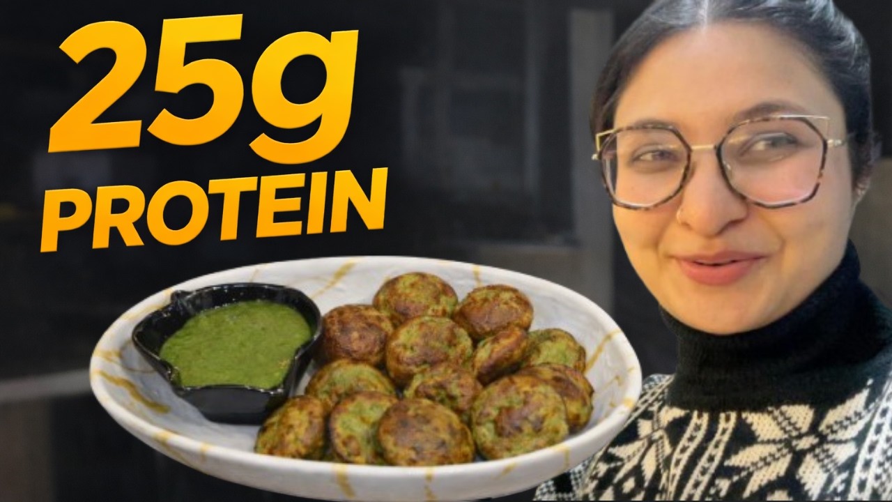 25g Protein Moong Dal Appe | Vegetarian Fat Loss Breakfast