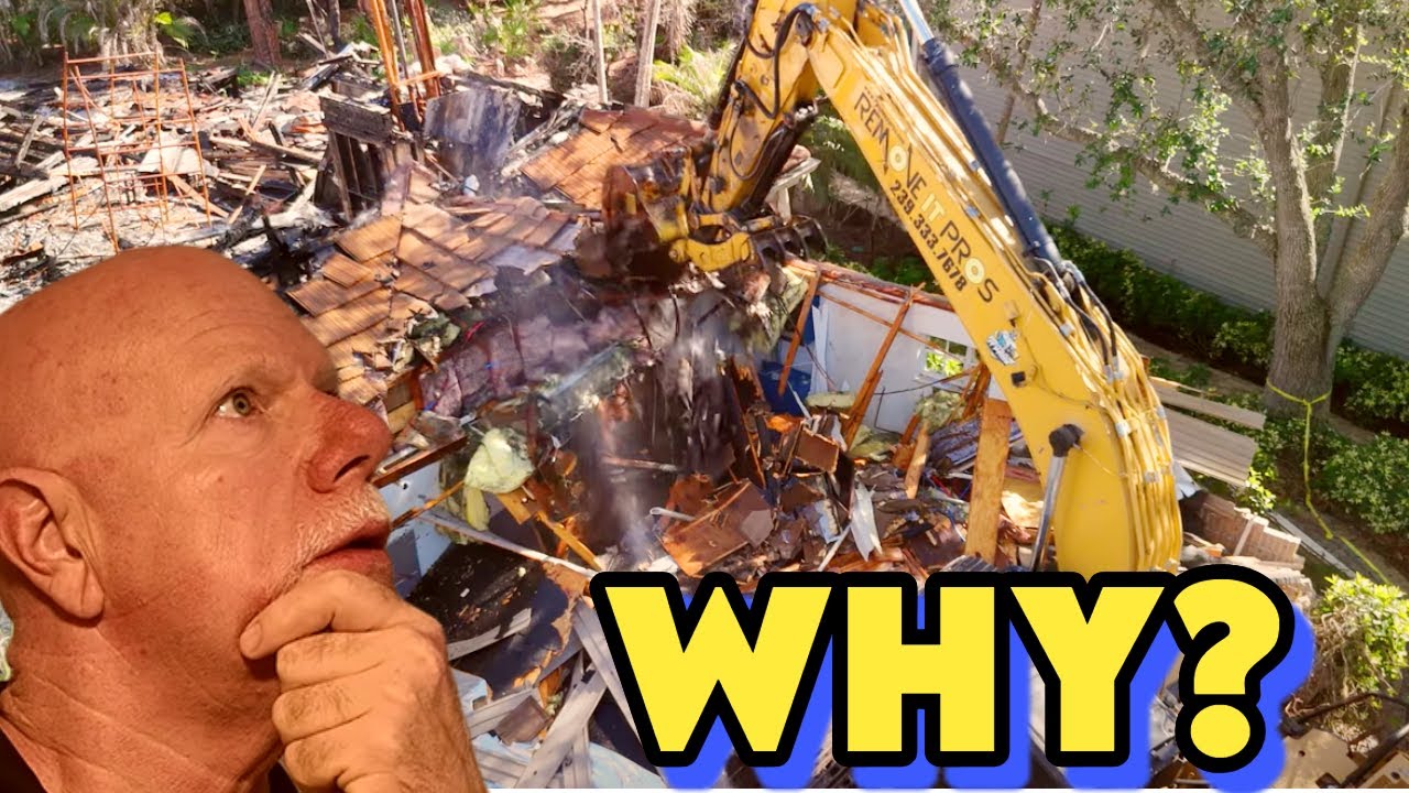 $1,300,000 House Demolition - HOW Did This House Burn So Bad?