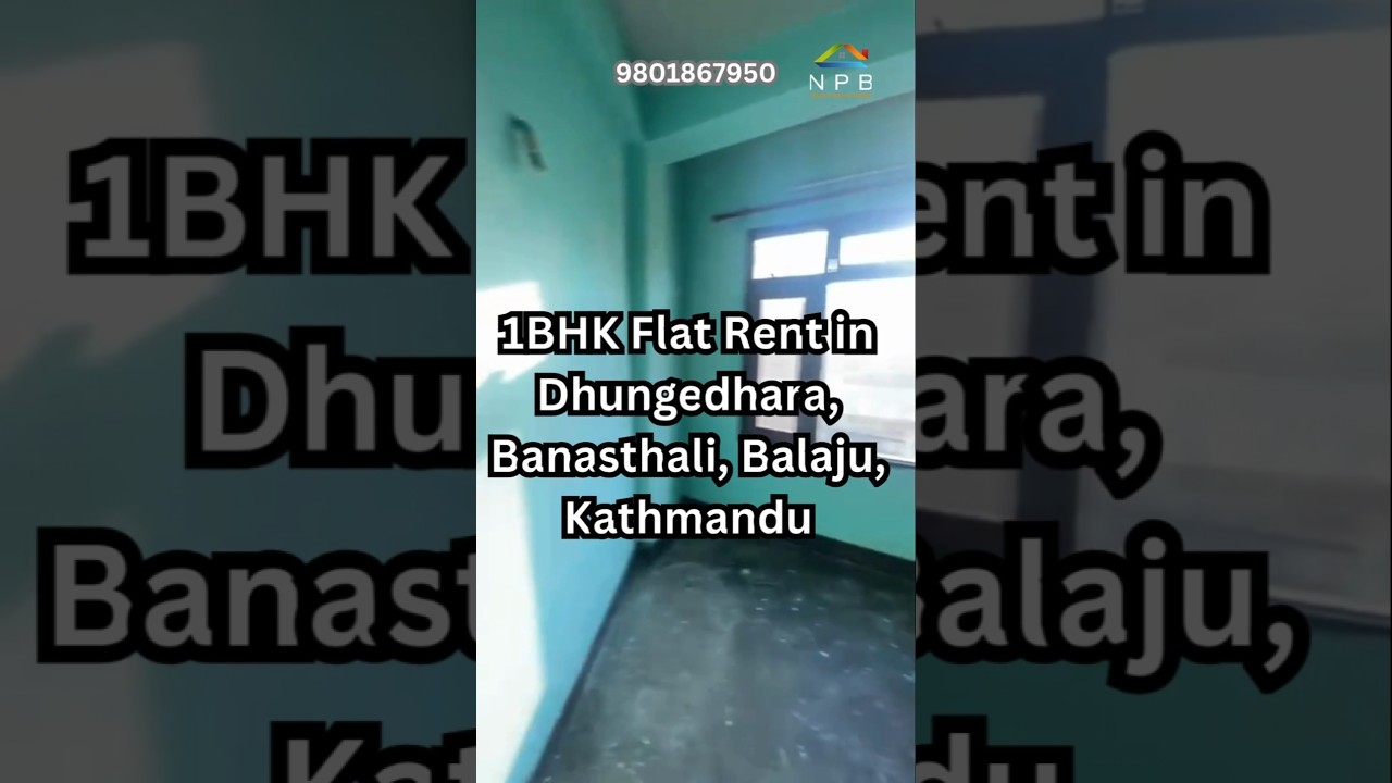 1BHK Flat Rent in Dhungedhara, Banasthali, Balaju, Kathmandu. Rs.18,000/Month.