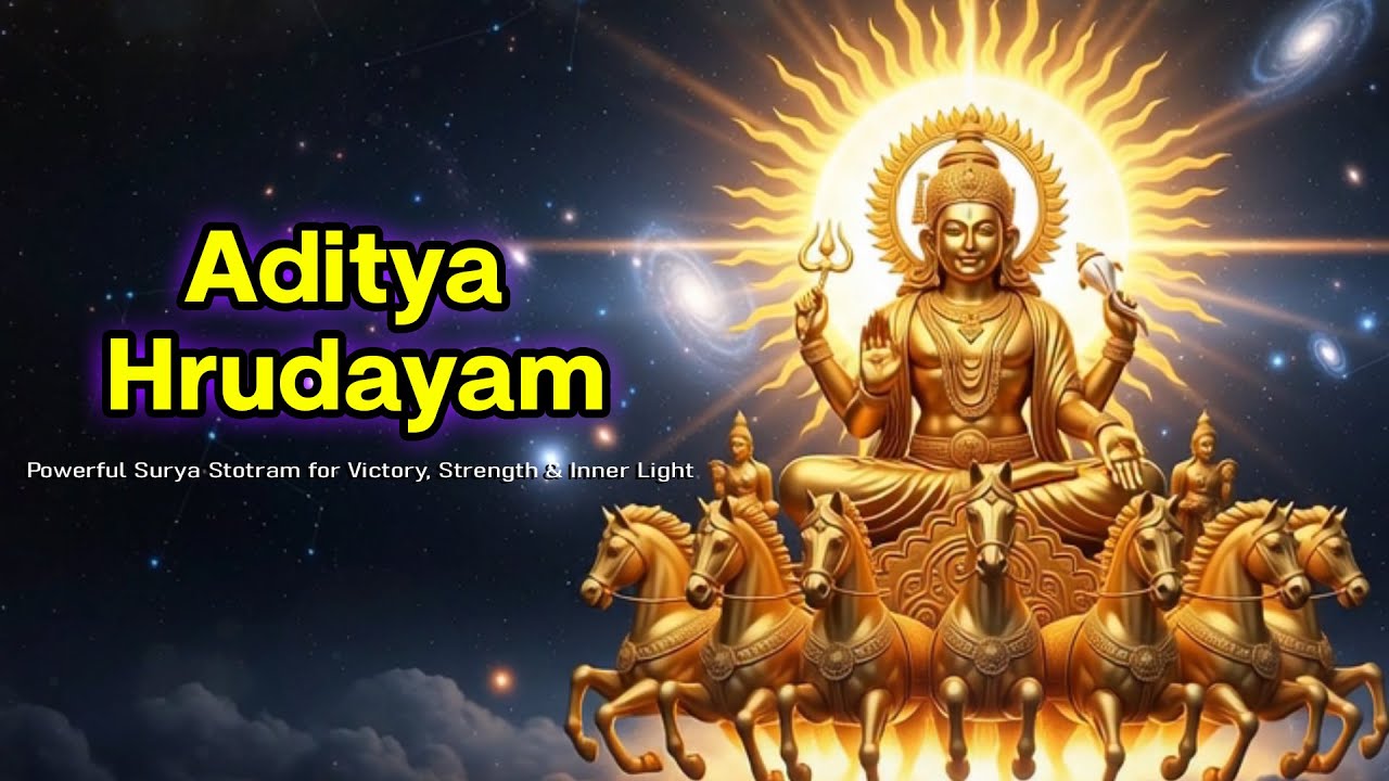 Aditya Hrudayam | Powerful Surya Stotram for Victory  & Strength