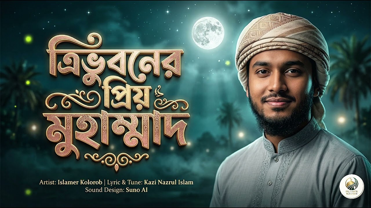 ত্রিভুবনের প্রিয় মুহাম্মদ | Tribhuboner Prio Muhammad | Suno AI Nasheed Cover | Islamer Kolorob