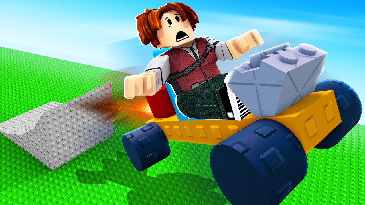 EU CONSTRUÍ MEU PRÓPRIO CARRO NO ROBLOX!!! (Roblox Build a Car)