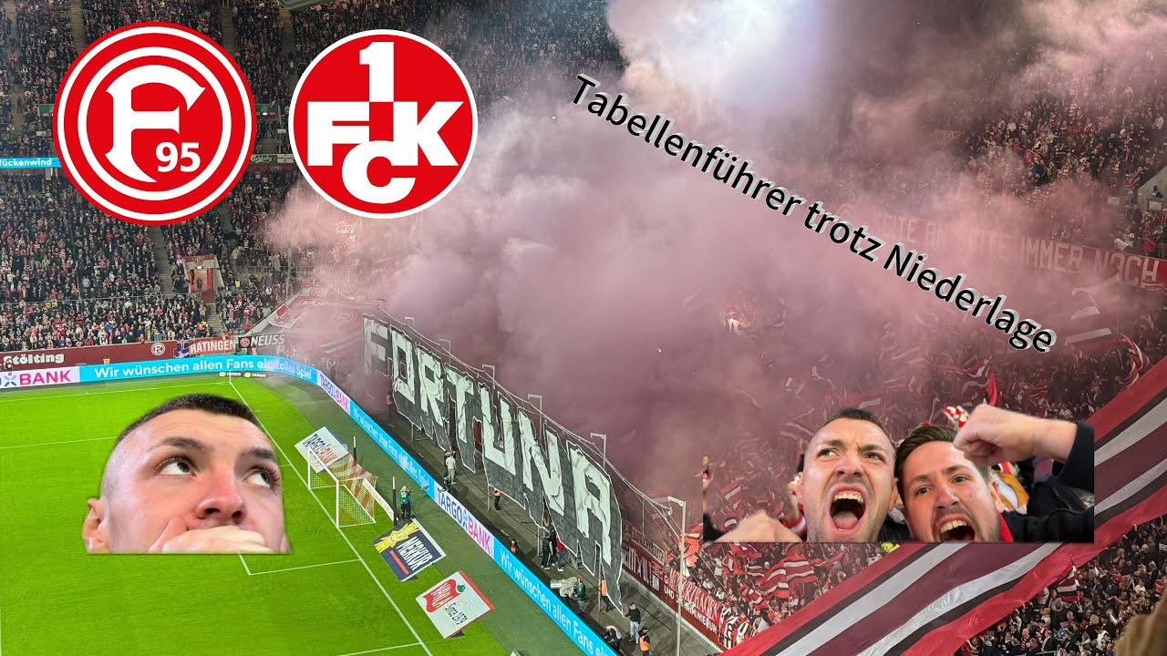 Weiterhin 1 Platz trotz Niederlage 🥇| Fortuna Düsseldorf vs 1 FC Kaiserslautern 🔴⚪️| 4k Stadionvlog