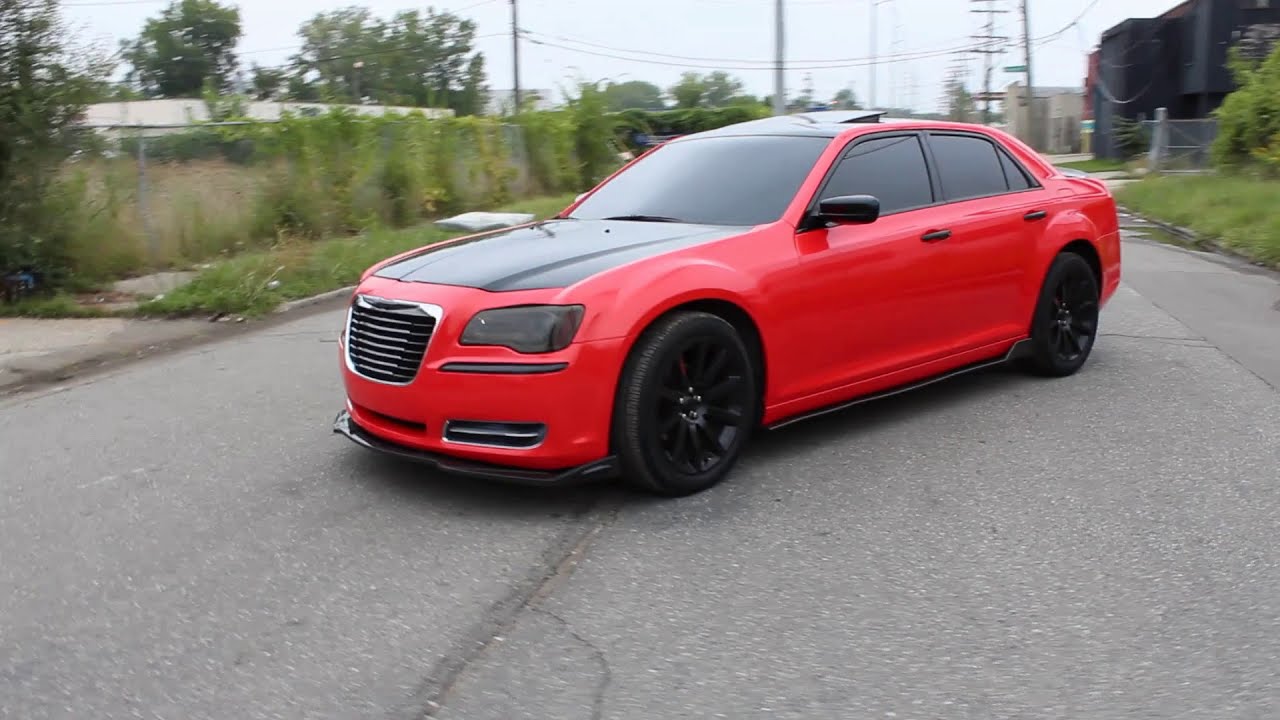 Chrysler 300 Front Bumper Vinyl Wrap