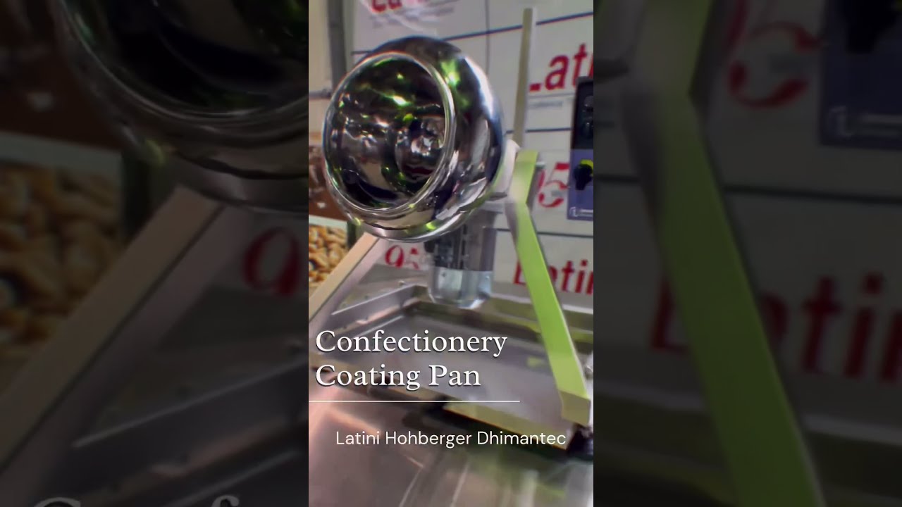 Lab-Scale Coating Pan | #CoatingMachines | Chocolate Coating | #LatiniUSA