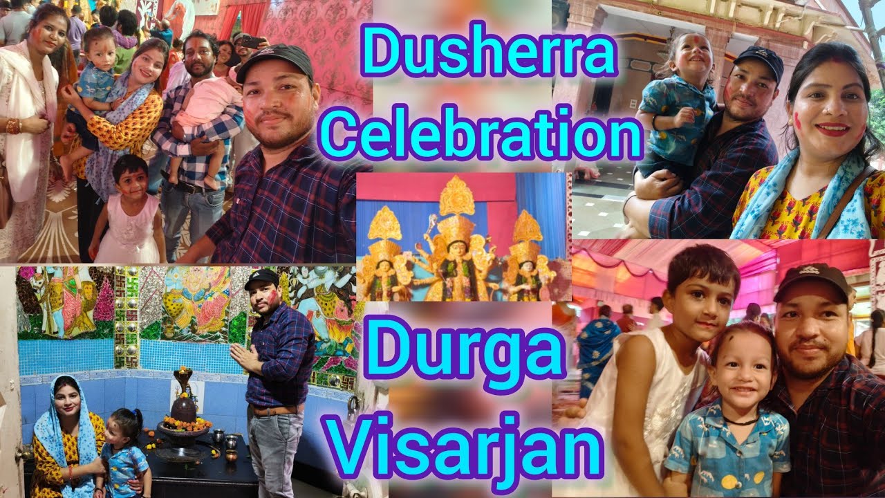 Dusherra ! Durga visarjan #dusherra #durgapuja #durgavisarjan #dusheravlog#dusherra2025#vlogger#vlog