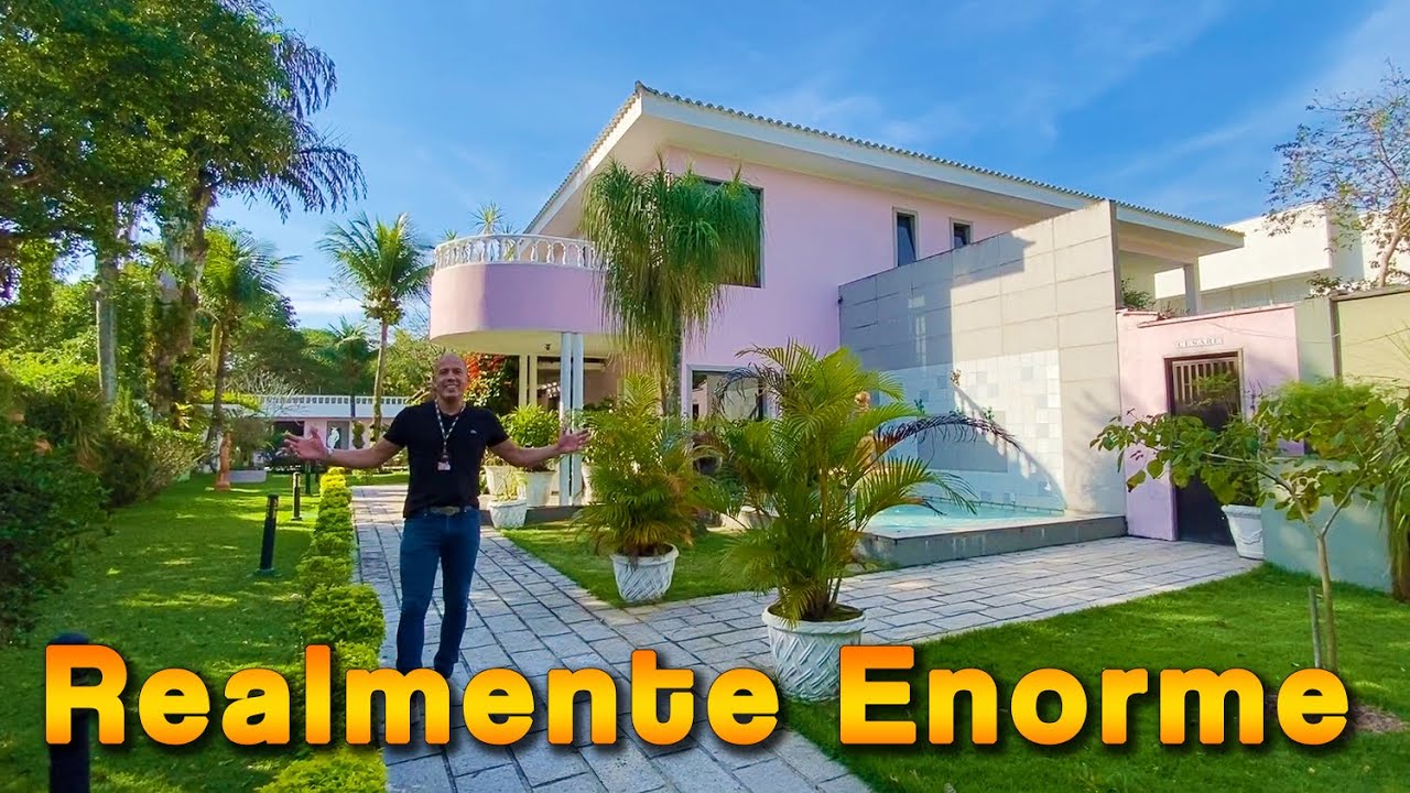 NUNCA MOSTREI UMA MANSÃO COM UM TERRENO TÃO GRANDE!! MANSÃO Á VENDA NA BARRA!! | MULLER IMOVEIS RJ