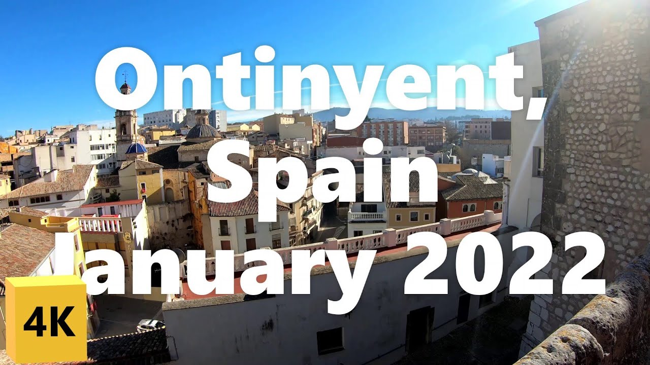 Walking in Ontinyent, January 2022 (Winter in Spain)