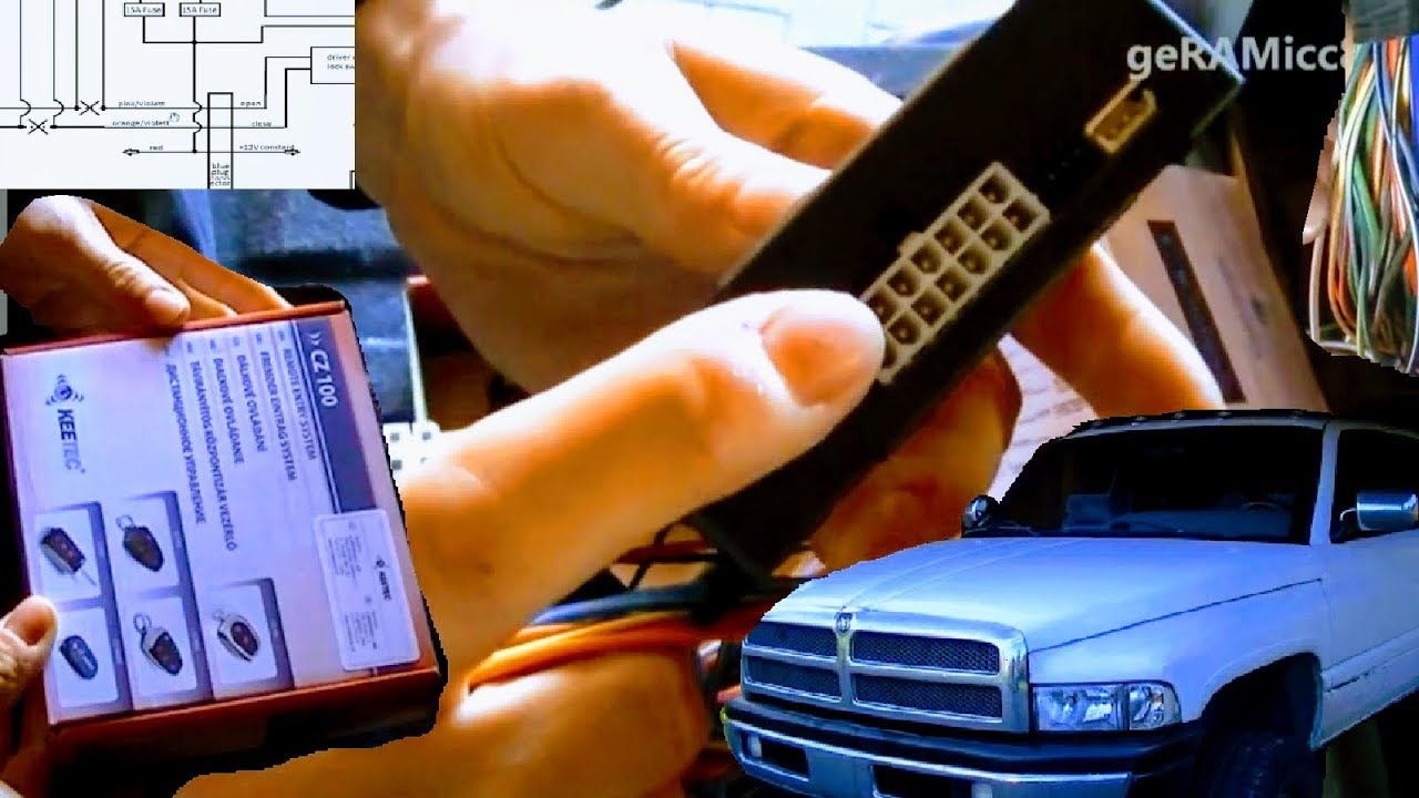 ZENTRALVERRIEGELUNG MIT FERNBEDIENUNG NACHRÜSTEN | KEETEC SCHLÜSSELLOSES ZUGANGSYSTEM AUTO-EINBAU