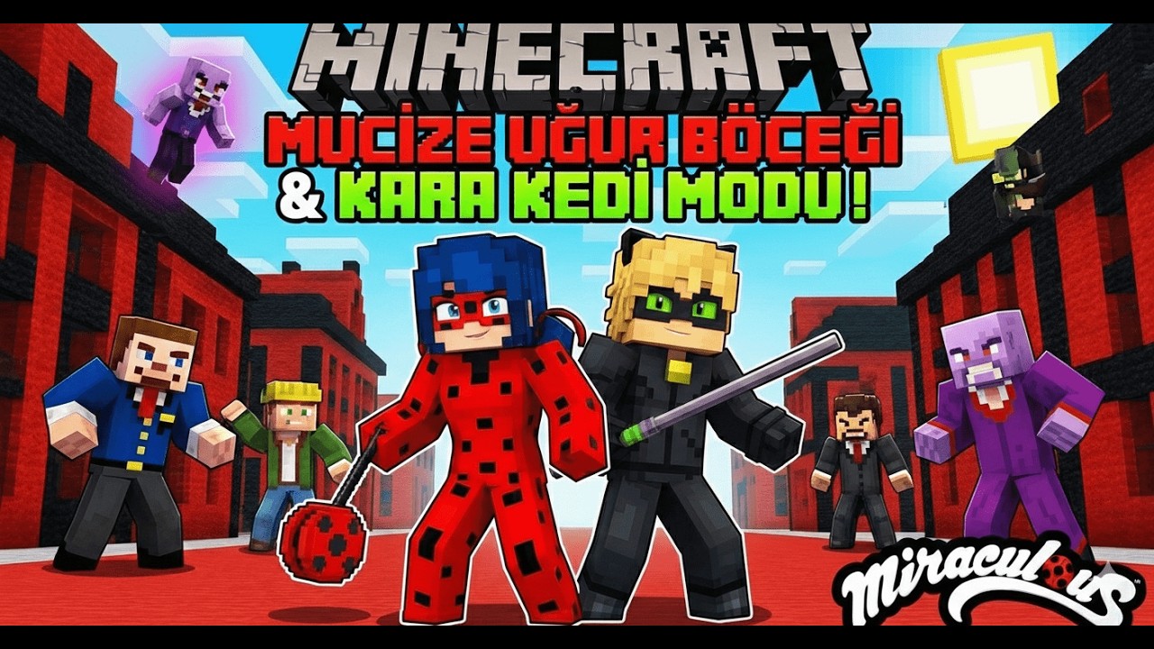 Minecraft | Mucize Uğur Böceği Ve Kara kedi Modu | EFSANE!