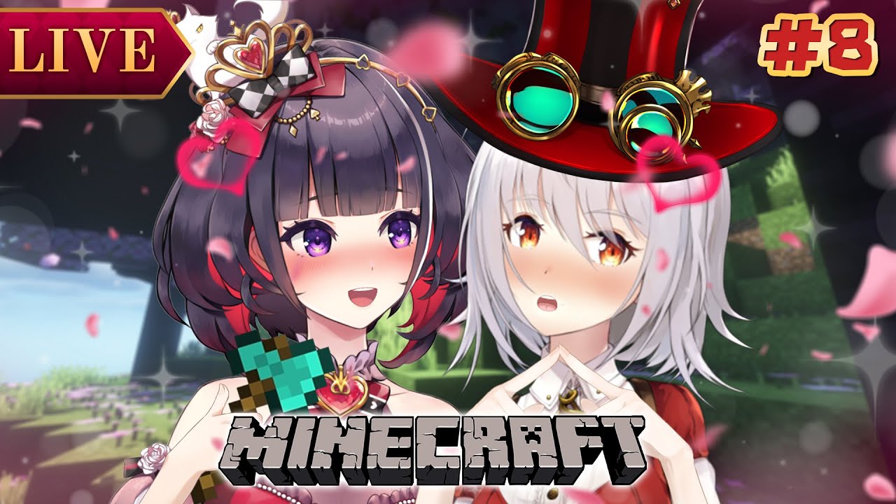 【MINECRAFT】ทำอนุสาวรีย์อาลินกับอาลินตัวเป็นๆ #8 ft. @AkemiArlin【Pixela S | Roselia de Magentia】