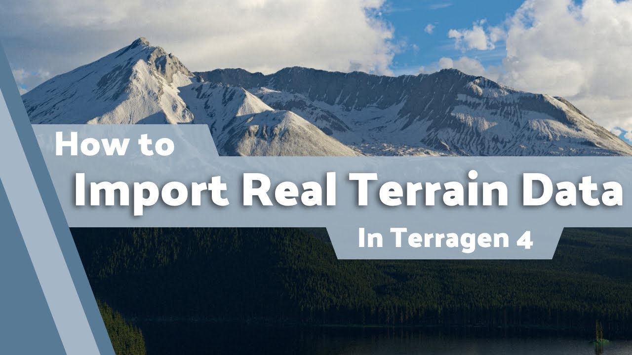 Terragen 4 Basics: Importing Real Terrain (1/2)