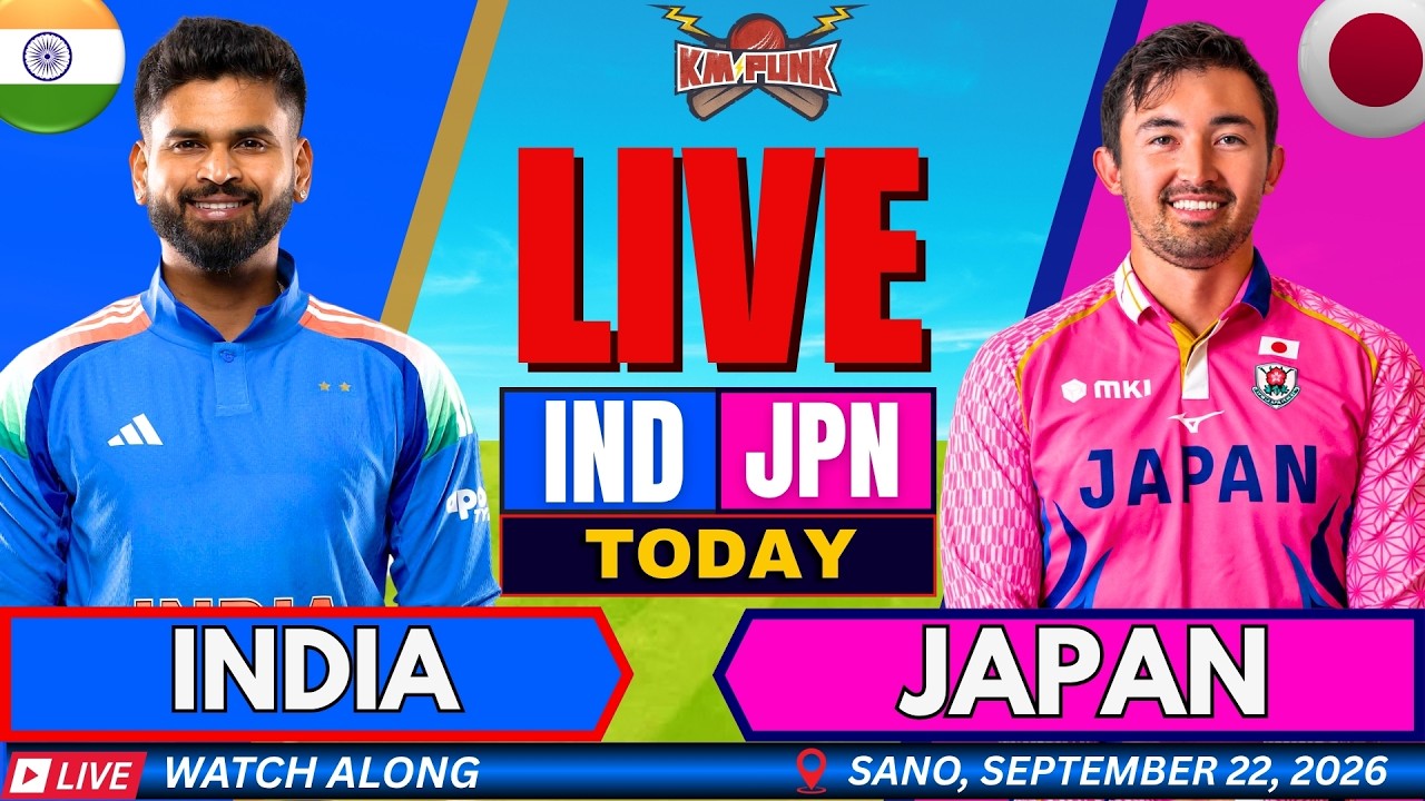🔴LIVE: India vs Japan, T20 match | IND vs JPN Live match Today | Live Cricket Score & Fan Chat