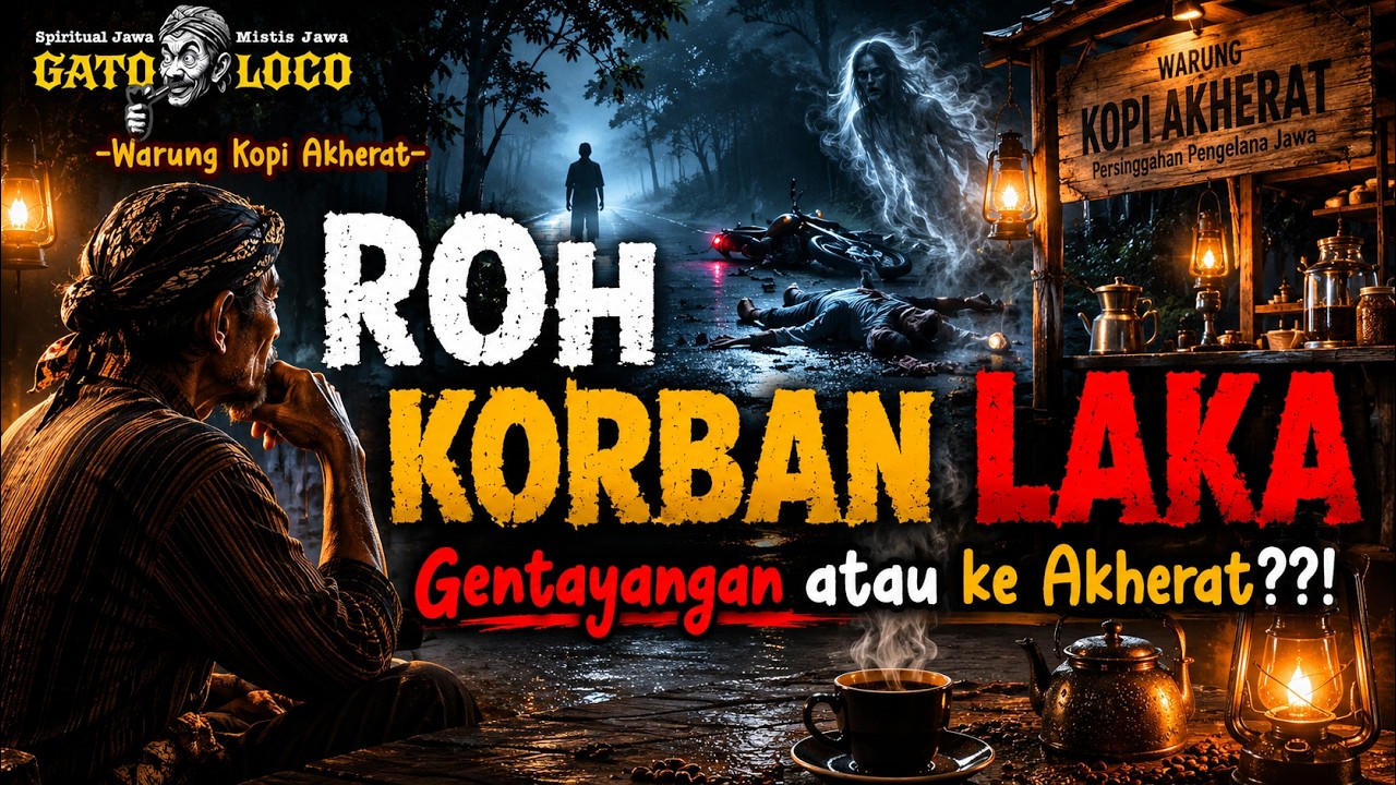 KEMANAH ROH Korban Kecelakaan GENTAYANGAN atau ke AKHERAT‼️ #wejangan #gatoloco Warung Kopi Akhirat