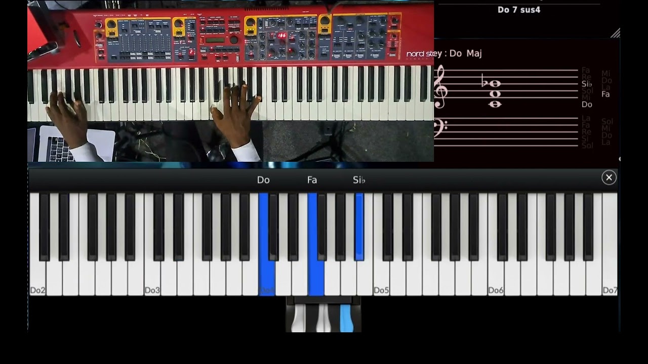 #piano #chords Piano Chord Improvisation and BREAKDOWN on Key Ab