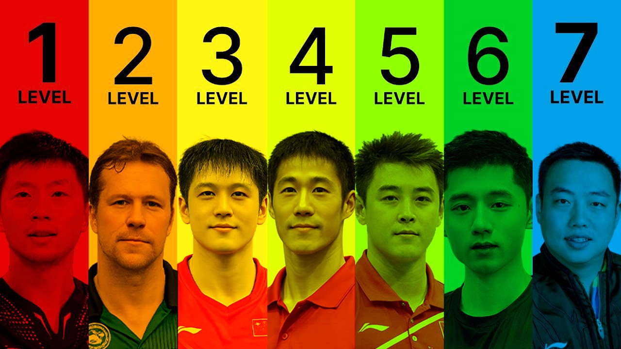 Top 20 Levels of Table Tennis Players Explained