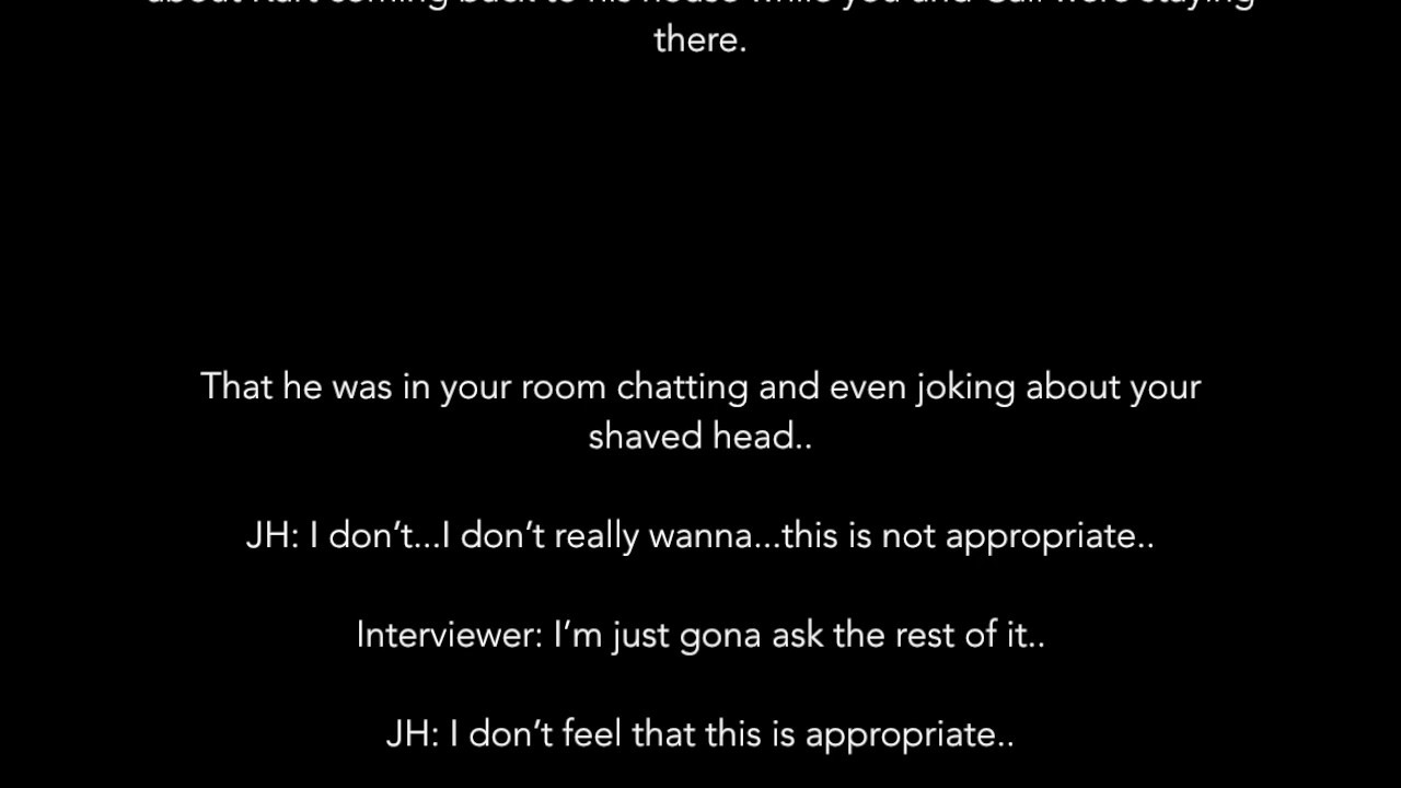 NIRVANA KURT COBAIN - Last person to speak to him alive questioned. (JESSICA HOPPER)