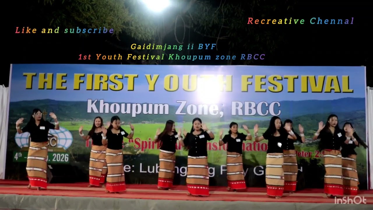 CHOREOGRAPHY GAIDIMJANG II BYF 1ST YOUTH FESTIVAL RBCC KHOUPUM ZONE 
