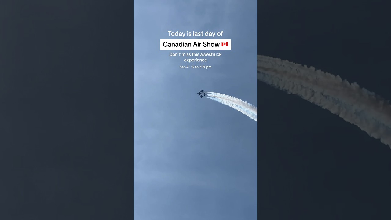 🇨🇦🛩️ #canadaairshow #canadianairshow #canada #toronto #cne #exhibition