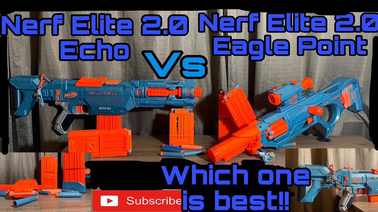 Какой из них лучше? Nerf Elite 2.0 Echo против Nerf Elite 2.0 Eagle Point!!! Полное видео!