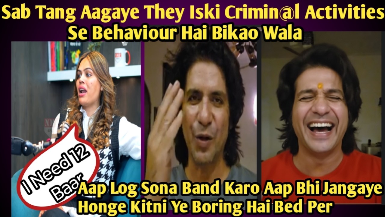 Puneet Vasisth Ne kaha Zaror Saare Channel Wale Iske Sath So Rahe Hai #najiyailahikhan #najiyailahi