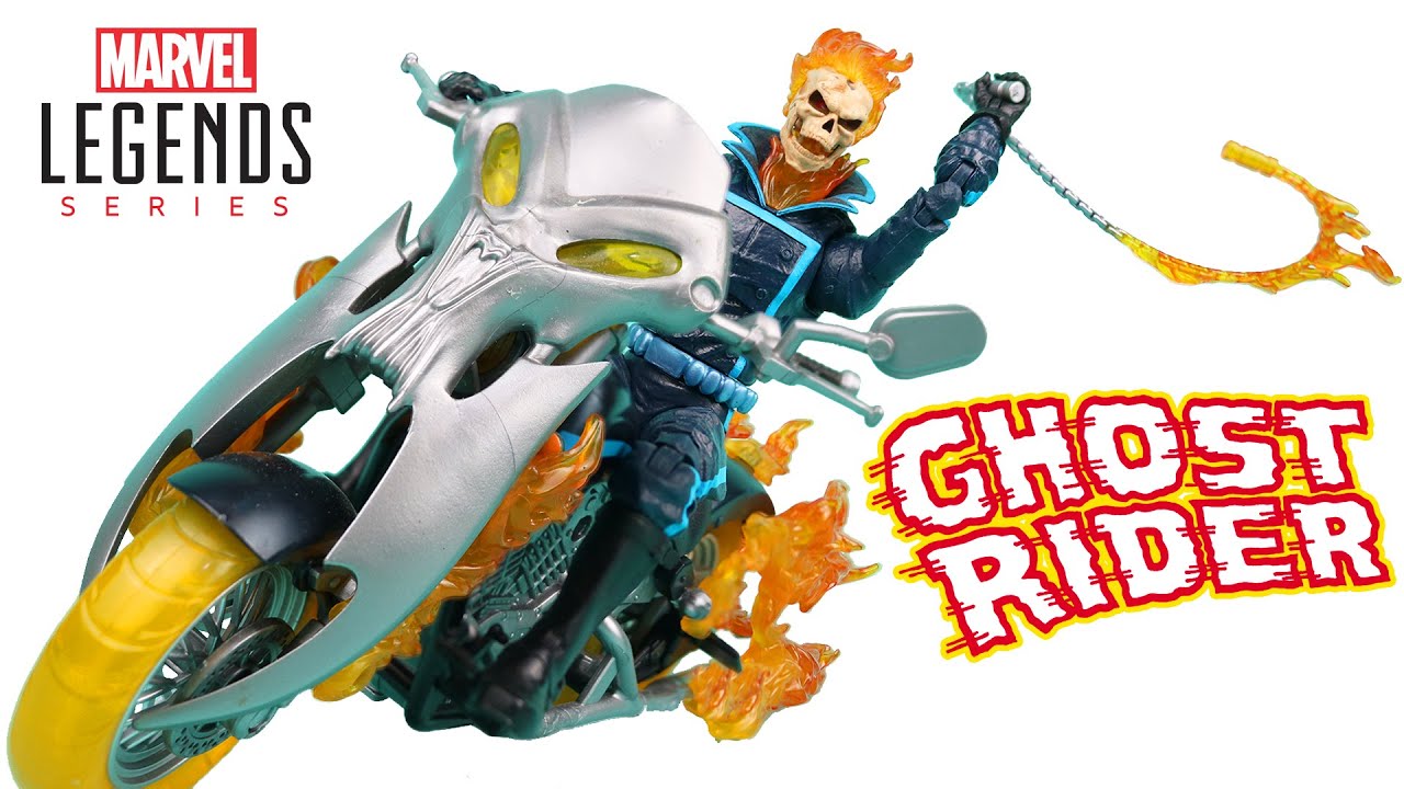 Marvel Legends Motoqueiro Fantasma Johnny Blaze - Ultimate Riders Ghost Rider Action Figure Review