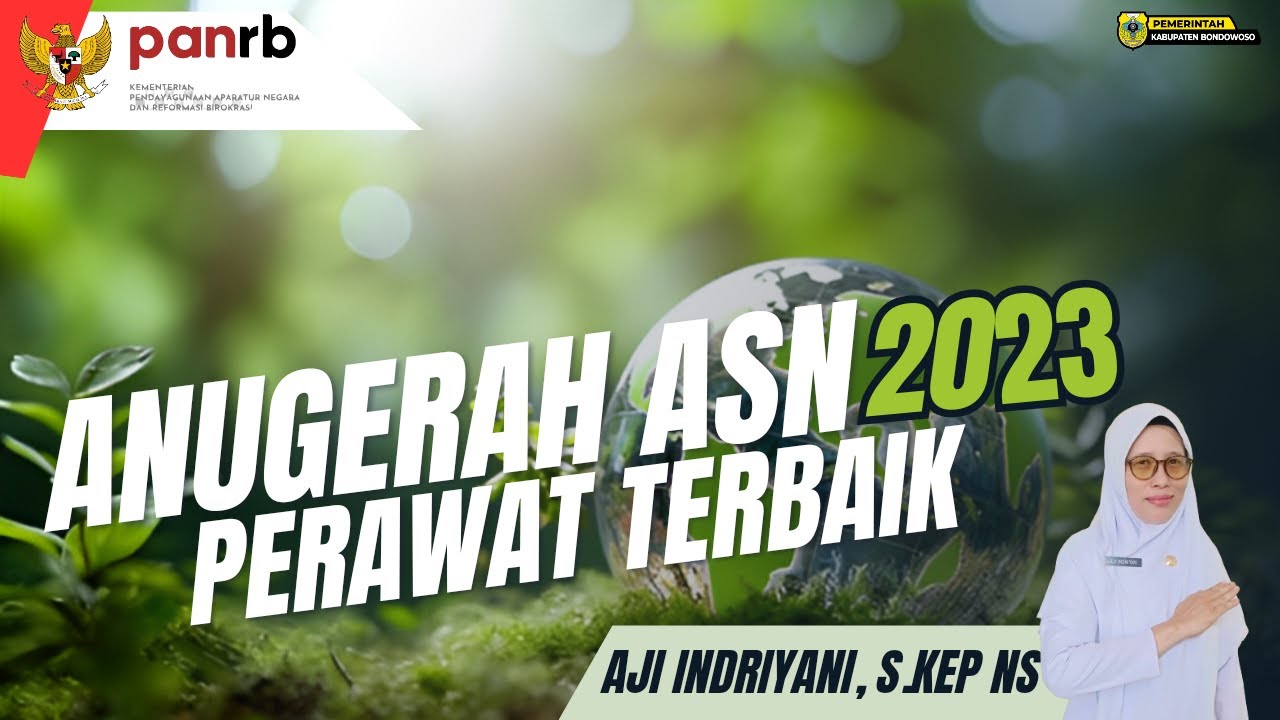 Anugerah ASN 2023 - Katagori Perawat Terbaik _ Aji Indriyani, S Kep,.Ns