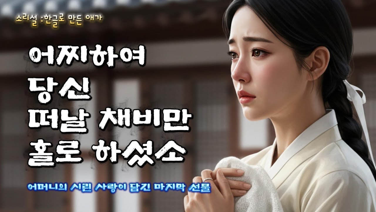 어머니가 몰래 지어둔 마지막 수의와 편지 - 달빛 깃든 수의 | 사극풍 발라드 - 소리설