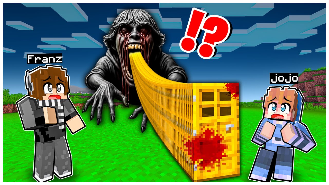 FRANZ & JOJO MENEMUKAN PINTU TERPANJANG MISTERIUS MONSTER 67 RAKSASA di MINECRAFT
