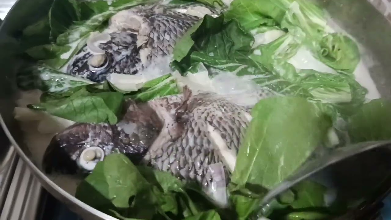 Ginataan paksiw na tilapia 