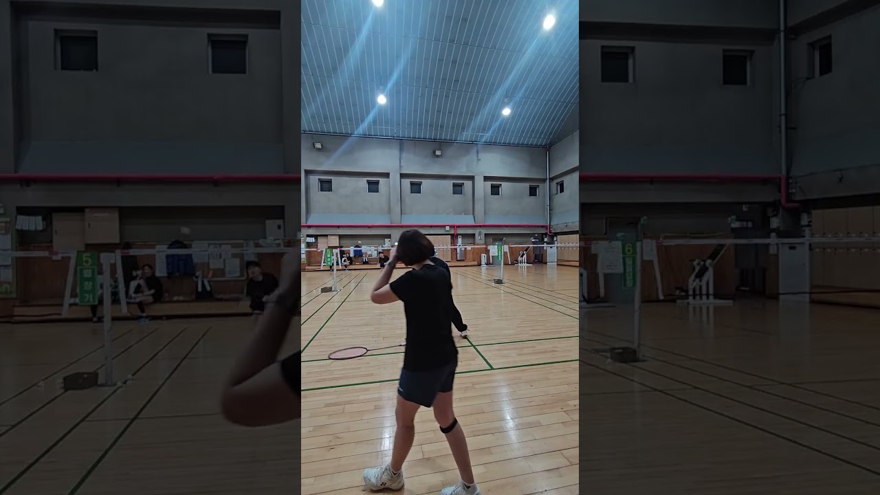 #배드민턴#badminton 코치님과 한겜